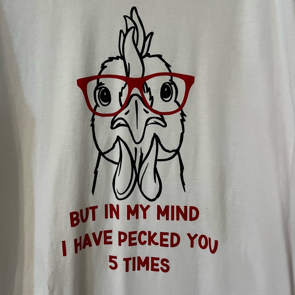 Funny T-shirt size L NEW, never worn.